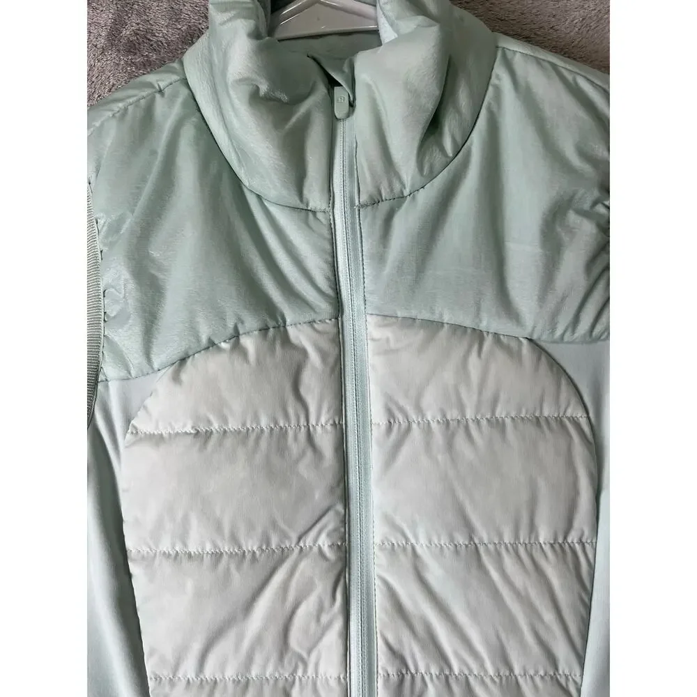 Lululemon Down For It All Running Vest Delicate Mint 4-Way Stretch Quilted 2